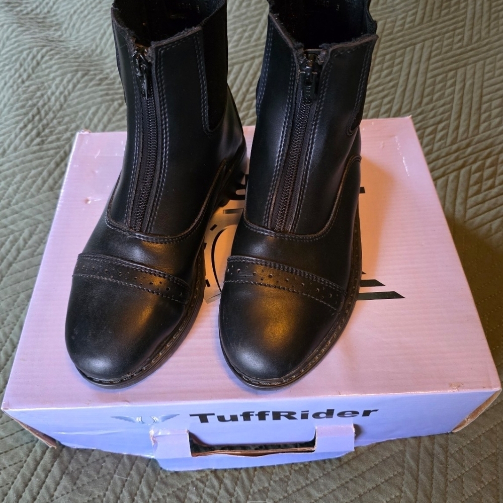 TuffRider Black Leather Boots